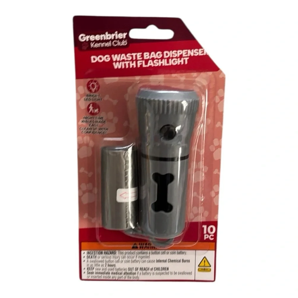 Dog Waste Bag Dispenser with Flashlight🐾